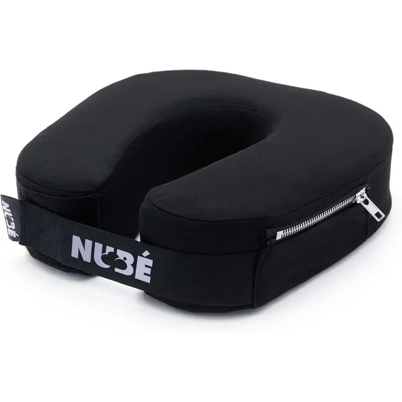 Travel  Pillow  Ultra Lightweight & Comfortable Memory  with Zipper Storage for Airplane,  & Home Travel Accessory for  &  with Cooling, Breathable & Washable Fabric (Black)