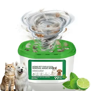 Home Pet Fur & Odor Removal Magic Box, 360° All-Around Coverage Pet Hair Remover, Powerful Pet Hair Removal for Indoor Areas, Wardrobes, and Pet Activity Areas (1 Piece)