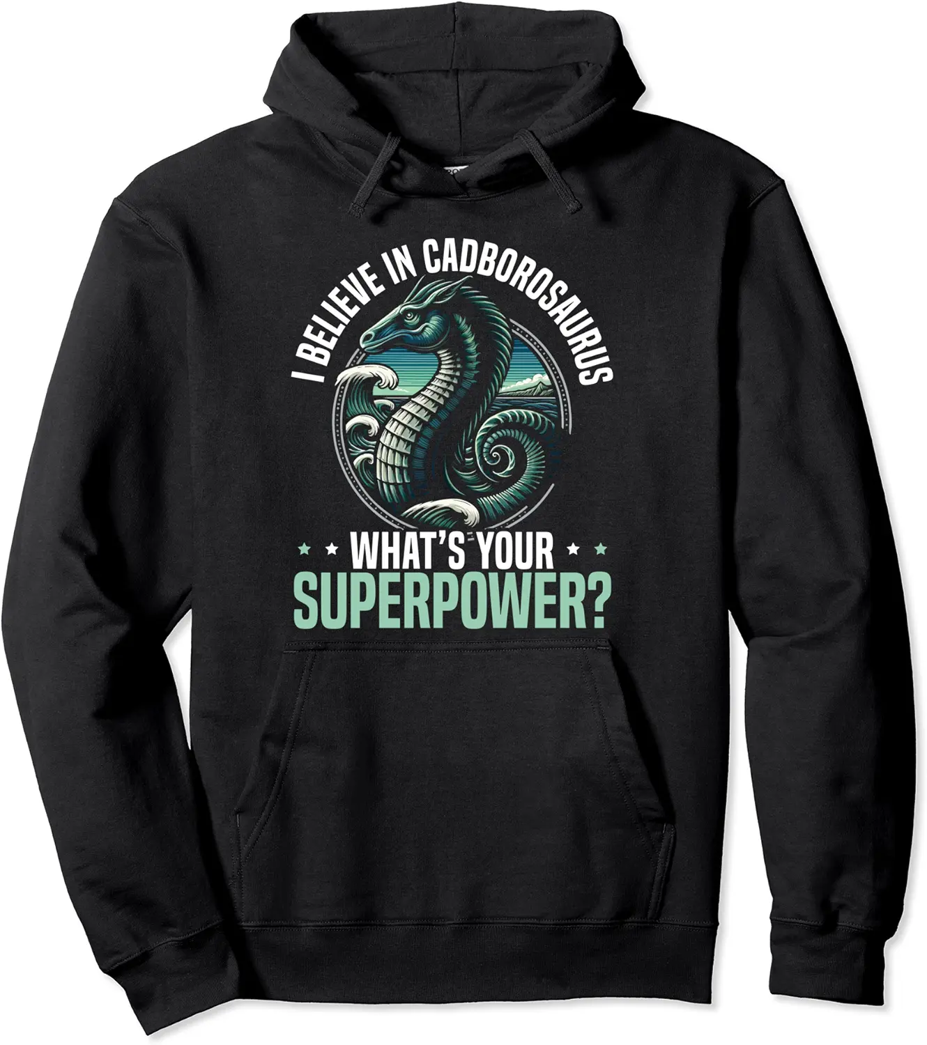 Cadborosaurus Caddy Legendary Creature Cryptozoology Cryptid Pullover Hoodie - Mohamedab Shop 35B0D3Y7CXKK