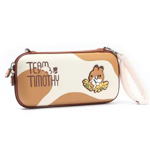 GeekShare Travel Carrying Case Compatible with Nintendo Switch/OLED,Portable Slim Case with a Removable Handle Fit Switch Console - Team Timothy