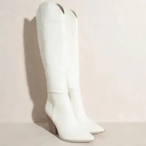 Women’s Western Boots, Women’s Cowgirl Boots, Boots, White Cowgirl Boots, Western Wear, Western Outfit, Country Music Concert Outfit, Tall White Cowgirl Boots