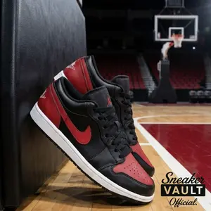 Nike Air Jordan 1 Low Bred Twist 553558-067 Mens Fashion Sneakers New