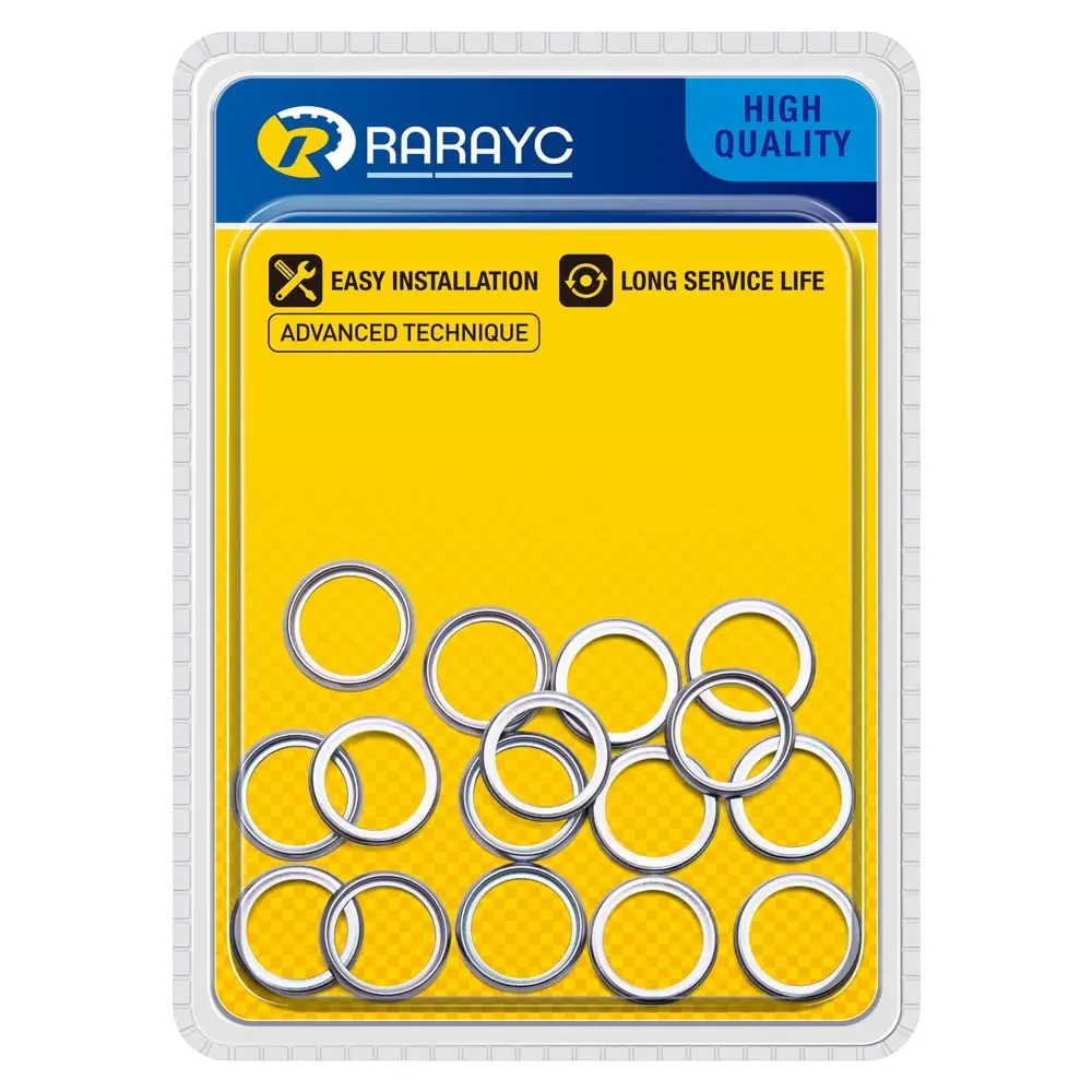 16 Pcs Oil Drain Plug Gaskets Crush Washers Seal Replacement For 803916010