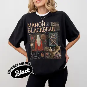 Comfort Colors Manon Blackbeak Throne of Glass Shirt, The Thirteen Shirts, SJM ACOTAR Crescent City  Womenswear, Graphic Tee, Cotton