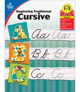Beginning Traditional Cursive, Grades 1 - 3 -- Carson Dellosa Education - Paperback