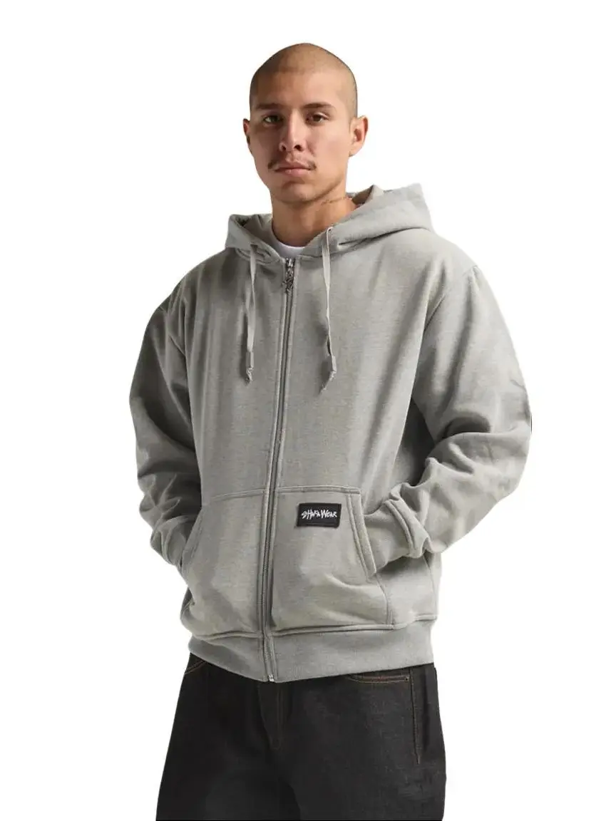 Shakawear  Men's Essential Super Heavyweight Zip Hoodie Sweaters Tops Cotton Menswear