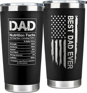 Dad Gifts from Daughter Son 20oz 30oz, Fathers Day Gift, Birthday Gift, Christmas Gift for Dad, Xmas Gift for Father Husband, Stainless Steel Coffee Tumbler Drinkware for Men