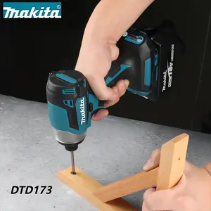 Makita DTD173 Brushless Impact Driver, Fastening for Framing and Cabinetry, Ultra-Compact 4-Stage Tool with 180N·m Torque and Ring LED Light