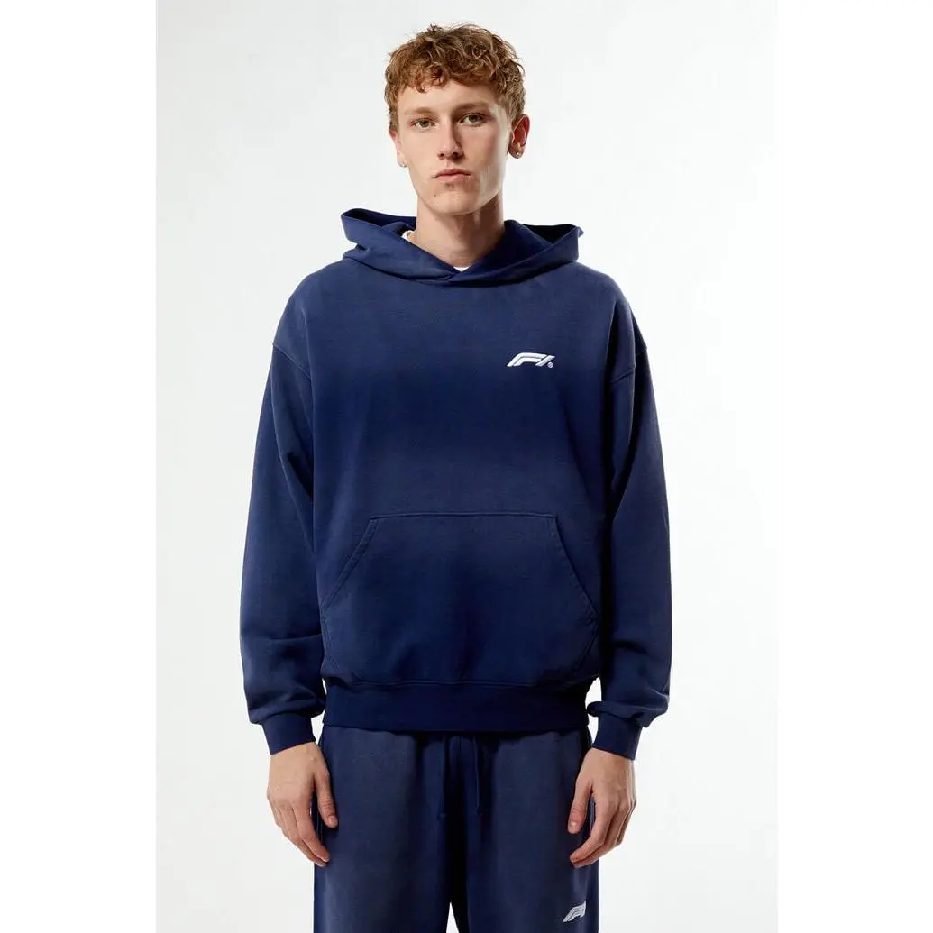 Formula 1 Men's x Pacsun Las Vegas Washed Blue Logo Hoodie