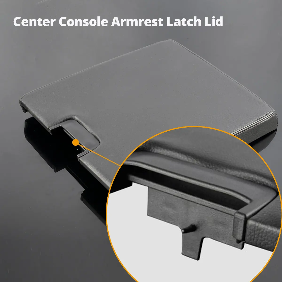 G-PLUS Motor Interior Fit For GMC Silverado Chevy Sierra Tahoe Yukon Center Console Armrest Latch Lid