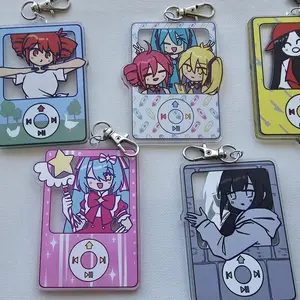 Kasane Teto Vocaloid Acrylic keychain, hatsune miku Acrylic keychain