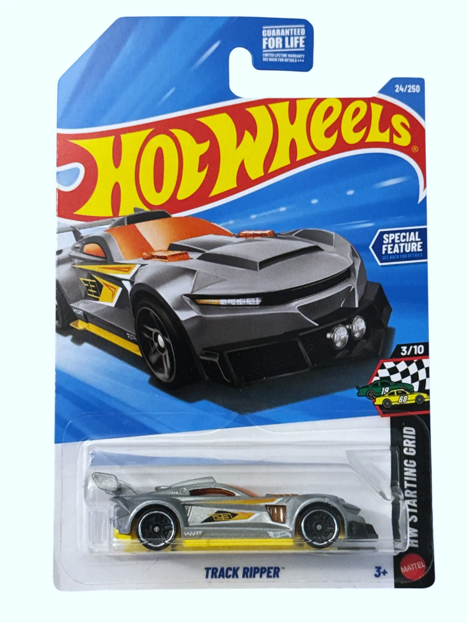 Hot Wheels Track Ripper #24 HW Starting Grid 3/10 Silver New