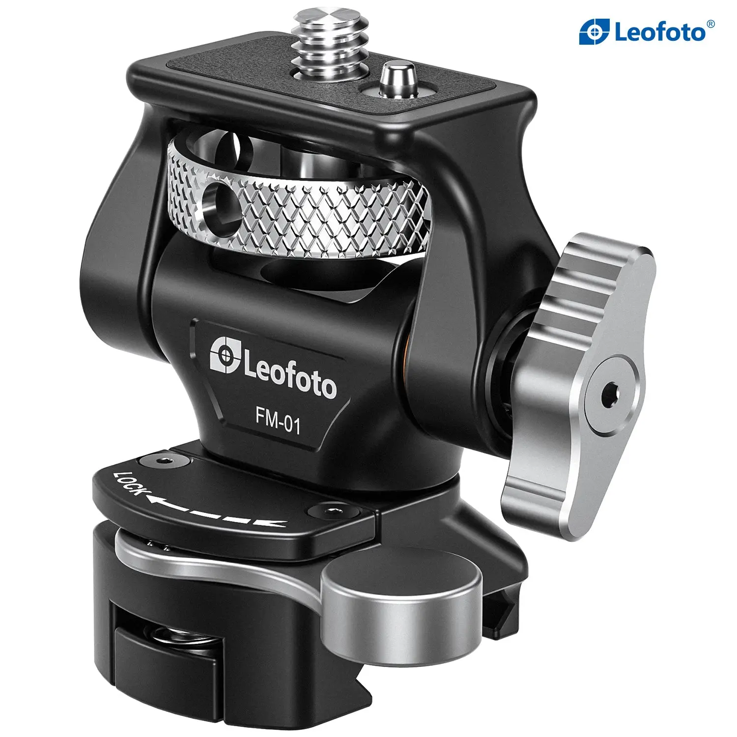Leofoto FM-01 Swivel & Tilt Monitor Mount with Quick Release Clamp | NATO
