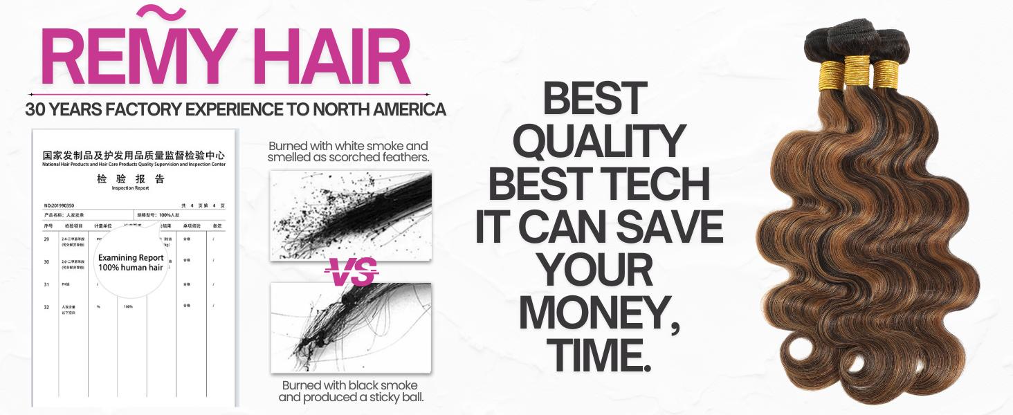 100% Brazilian Unprocessed Virgin Remy Human Hair F1b/30 Highlight Bundles, Modern Body Wave, Black-Brown Ombre, 12A Grade, 3 Sew-In Quick Weave Bundles, Soft & Thick, 14/16/18 in, Bonus Eyelashes & Headband, 100±2G Per Bundle 100% Brazilian Unprocessed Virgin Remy Human Hair F1b/30 Highlight Bundles, Modern Body Wave, Black-Brown Ombre, 12A Grade, 3 Sew-In Quick Weave Bundles, Soft & Thick, 14/16/18 in, Bonus Eyelashes & Headband, 100±2G Per Bundle