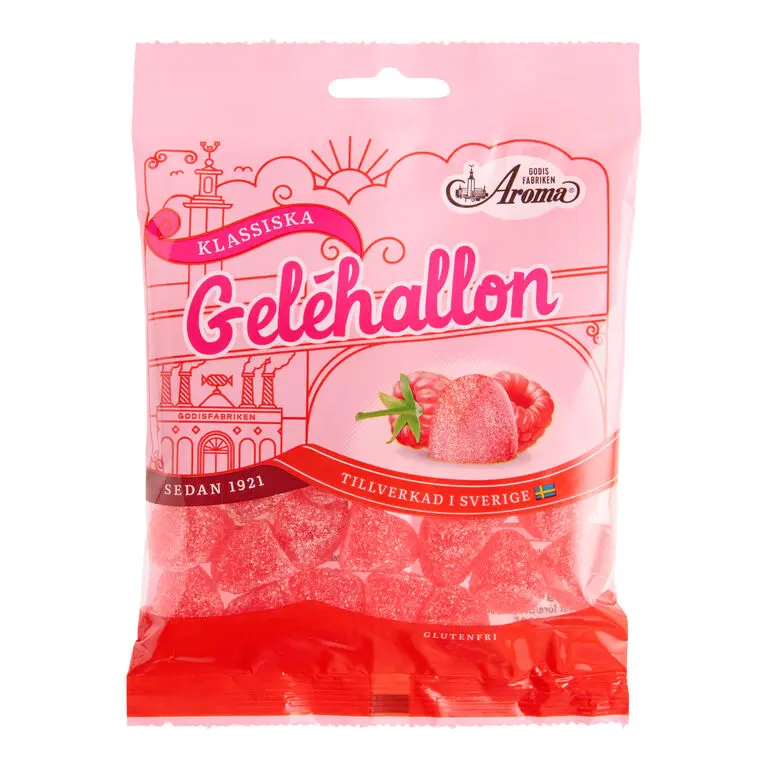 Jelly Raspberry Candy (Gluten Free)