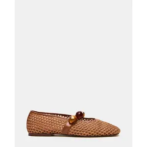 Steve Madden POPPIN BROWN RAFFIA Steve Madden POPPIN BROWN RAFFIA