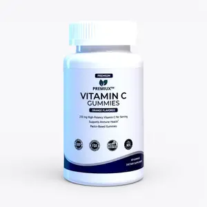 Premiux Vitamin C Gummies 250mg — Immune Defence, Collagen, Dietary, Health, Supplement