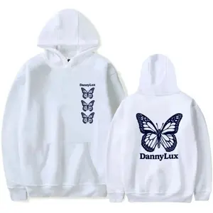 DannyLux Butterfly Merch DLUX Album Hoodie Mente Positiva Sweatshirt Autumn For Women/Men Long Sleeve Rapper Pullover