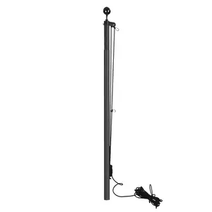 Garden Flag Stand, Outside in Ground Flag Pole, 25FT Sectional Extra Thick Flagpole Kit, Heavy Duty Aluminum Alloy Outdoor Flag Poles for Yard, Residential or Commercial