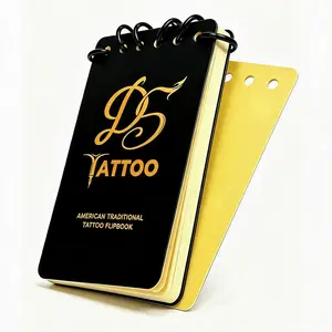 D5Tattoo Practice MINI Flipbook – 10 Sheets of 1mm Silicone Skin, 4x6" Pocket Edition, Portable Training Portfolio