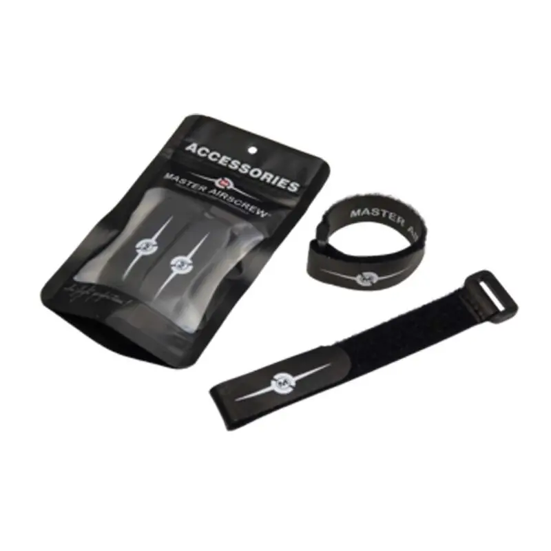 Master Airscrew Battery Strap Non-Slip Black 220mm x2.