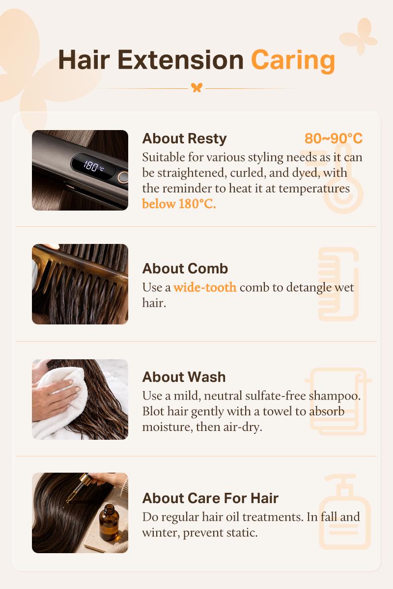 Doores Scalp Hair Fill ins Clip in Hair Extensions 100% Human Hair 2pcs/4pcs Invisible Hair Extensions for Women Natural#TikTokShopSummerSale