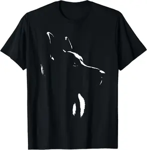 100% Cotton German Shepherd Silhouette Graphic For Men Women T-Shirt