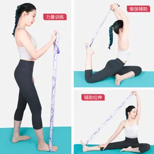 Numbered Yoga Stretch Band – Elastic Resistance Strap for Dance, Body Shaping, Pose Training & Assisted Stretching