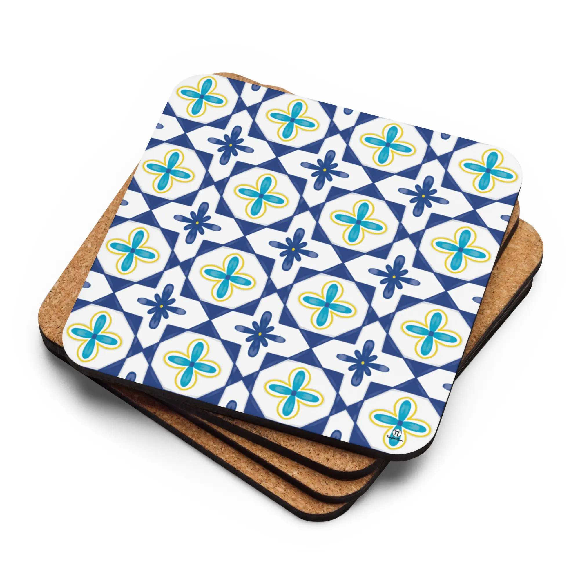 Moroccan Style Cork-back coaster