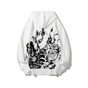 JoJo's Bizarre Adventure Killer Queen Themed Hoodie, Made in the USA | Premium Cotton Blend Streetwear Hoodie | Relaxed Fit