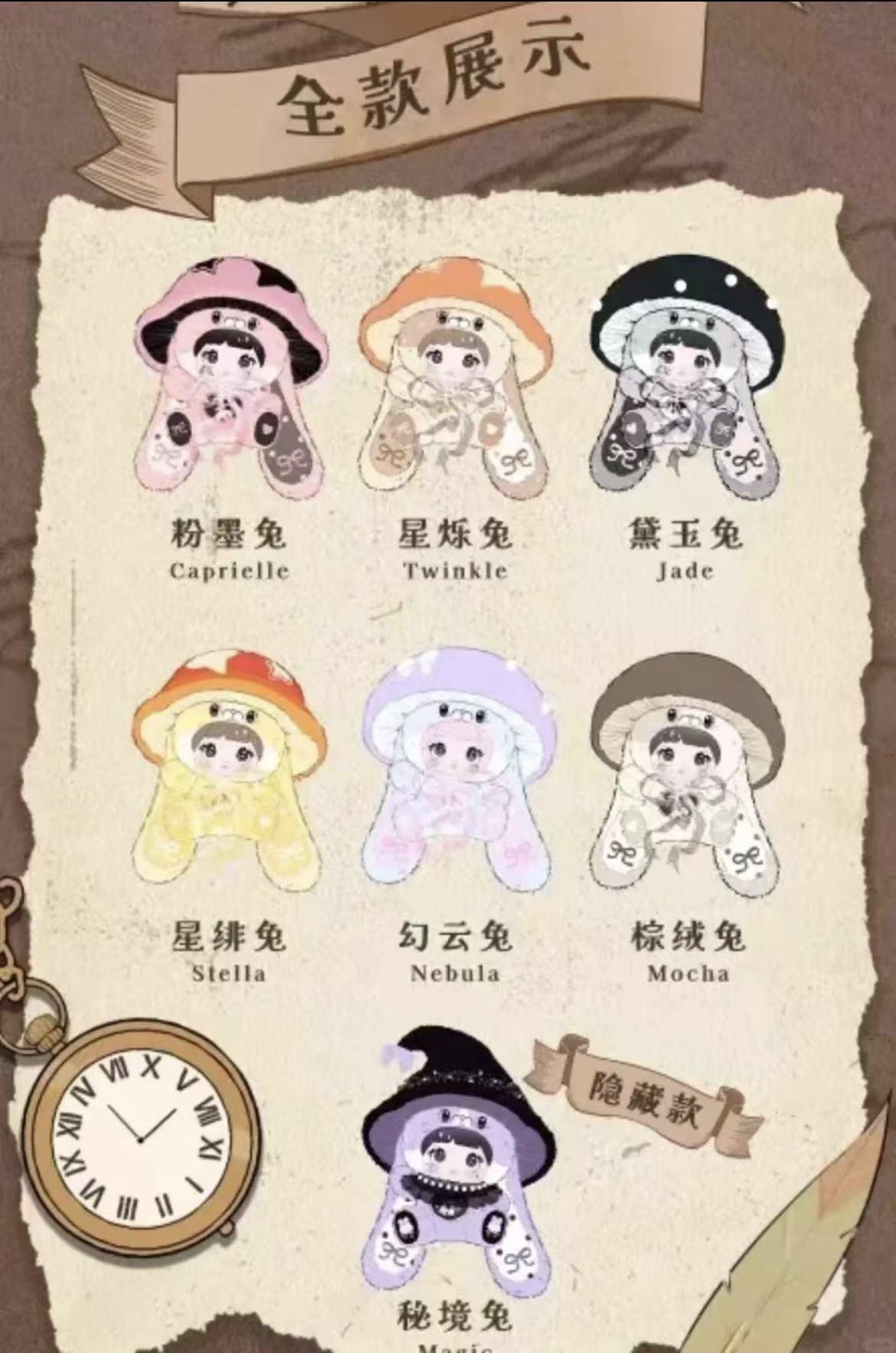 NOMMI Mushroom Hat 400% V2 Plush Series Blind Box