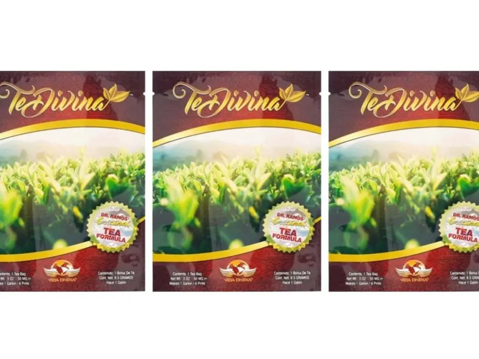 TeDivina Original Herbal Tea Blend 3 Pack 3 oz Bags Caffeine Free 12 Ingredient Tea