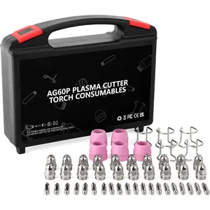 50 count AG60P Plasma   Consumables, Fit SG-55 AG-60 WSD-60   Tip Nozzles Kit for STC750P Plasma