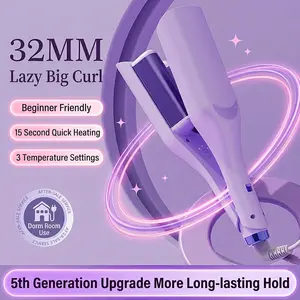 TikTok Viral Deep V Hair Waver, Ceramic Tourmaline Deep Wave Curler for Effortless Volume Deep V Hair Waver | TikTok Viral Volume Tool