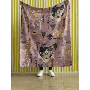 Stevie Nicks Fleetwood Mac Dream Blanket, Sister of the Moon Witchy Boho Throw, Gypsy Rock Goddess Celestial Moon Art Cozy Blanket  Skin-friendly, soft, lightweight, and breathable.
