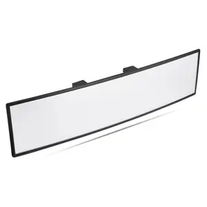 Universal Panoramic Convex Mirror, Internal Clip Wide-Angle Mirror that Reduces Blind Spots for Cars, SUVs and Trucks, Essential Safety Accessory