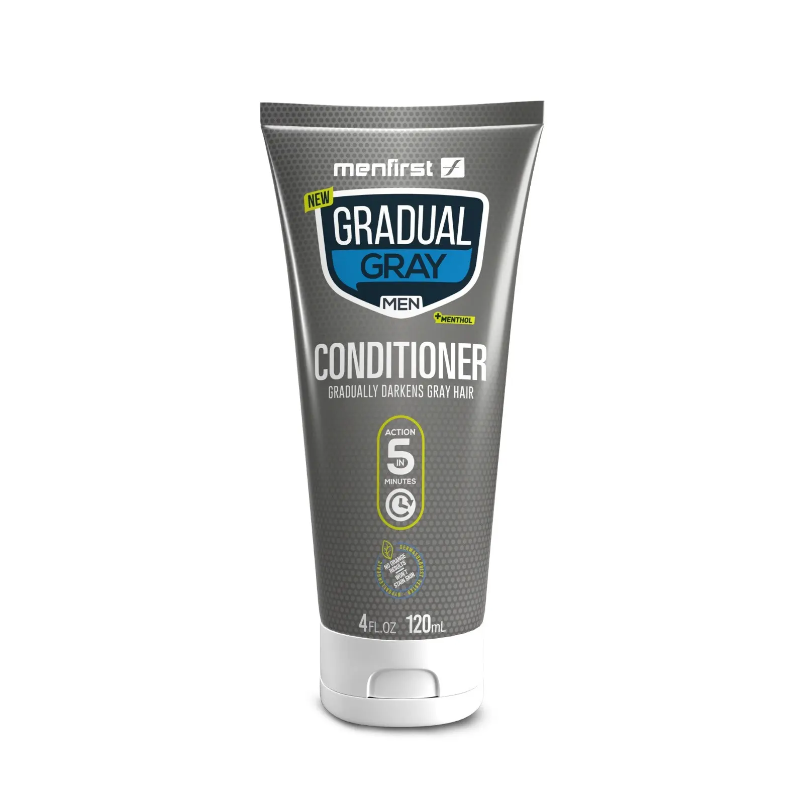 Menfirst Gradual Gray Conditioner - Hair Care Nourishing Darkening Formula that conditions, hydrates & darkens gray hair - Sensitive Skin Approved.