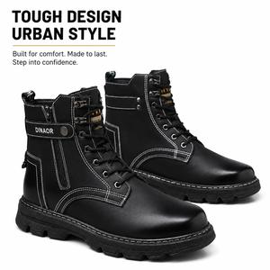 YANXIANSHOES Men’s Urban Combat Boots - Casual, Tough, Stylish, Rubber-Soled Men’s Footwear