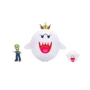 Nintendo King Boo & Luigi Articulated Collectible Action Figures Set - 3pk Gaming Collectibles