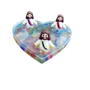 Pickable Pebble Pad with Jesus on top