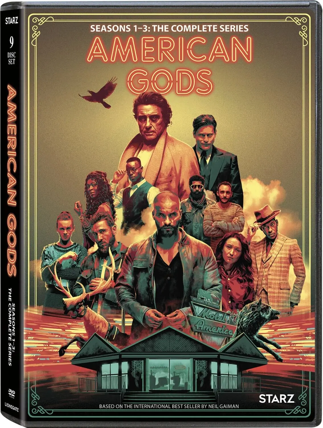 American Gods: Seasons 1-3: The Complete Series  [DVD Video Disc]