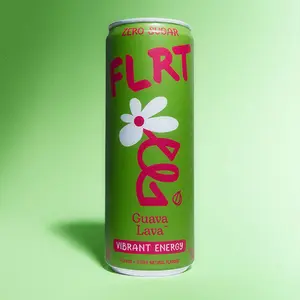 FLRT Energy, Guava Lava, Clean Energy, Energy Drink, 12 Fl Oz Can