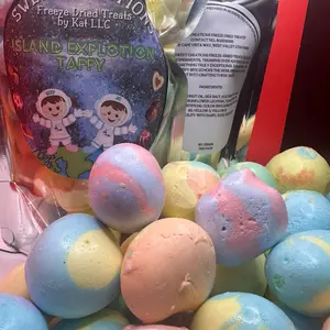 Freeze dried Island Explosion Taffy freezedried candies