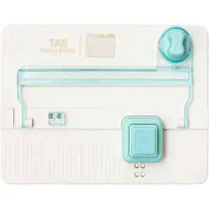 Tab Punch Board Arts and Crafts Scrapbooking Tool for Creating Custom Tabs Labels Folders Planner Dividers and More