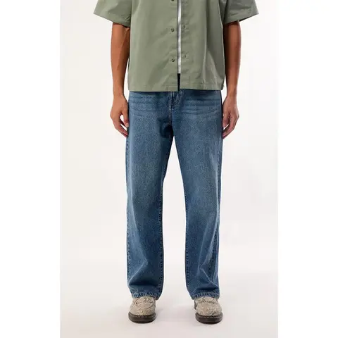 Pacsun Men's Dylan Baggy Jeans Medium Blue Wash