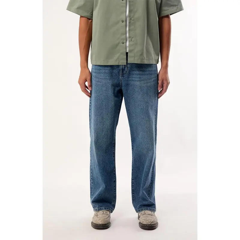 Pacsun Men's Dylan Baggy Jeans Medium Blue Wash