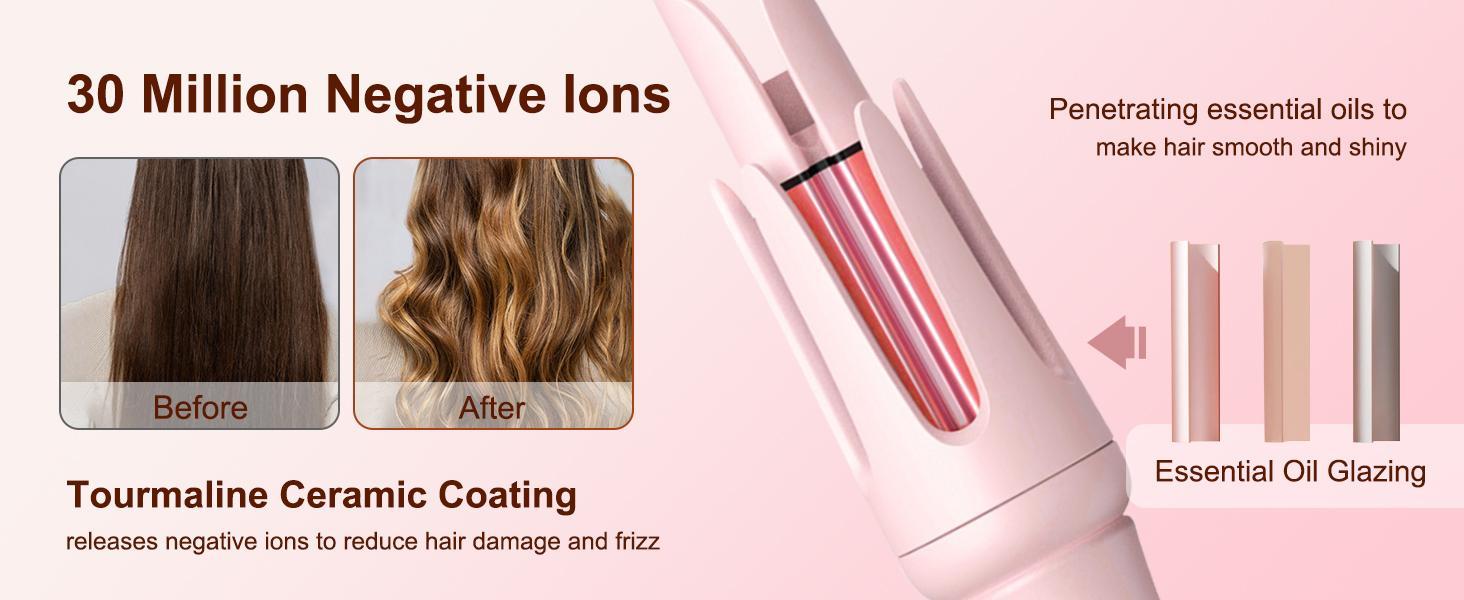 Fully automatic hair curling rod lazy hair curling tool electric rotating hair curler for large curls without damaging the hair. Professional hair styling tool, household hair styling tool. Fully automatic hair curling rod lazy hair curling tool electric rotating hair curler for large curls without damaging the hair. Professional hair styling tool, household hair styling tool.