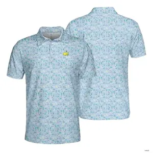 Unisex Masters 2026 Golf Polo PGA Print Shirt Blending Fun Comfort Functional Style and Classic Wear