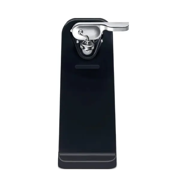Electric Can Opener One Touch Automatic Can Opener with Magnetic Lid Holder Easy Clean Kitchen Tool Black