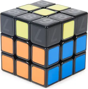 Rubik’s Cube, Coach Cube, Learn to Solve 3x3 Cube with Stickers, Guide & Videos, Classic Color-Matching Puzzle, Problem-Solving Brain Teaser, for Adults, Teens, Kids for Ages 8 & Up